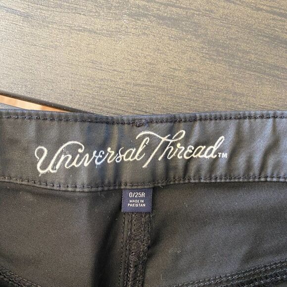 Universal Thread Women's Skinny Jeans High Rise Dark Wash Grey Size 25R - Picture 3 of 9